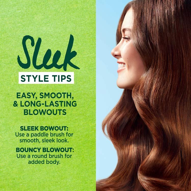Garnier Smooth Blow Dry Anti-Frizz Hair Cream Style tips